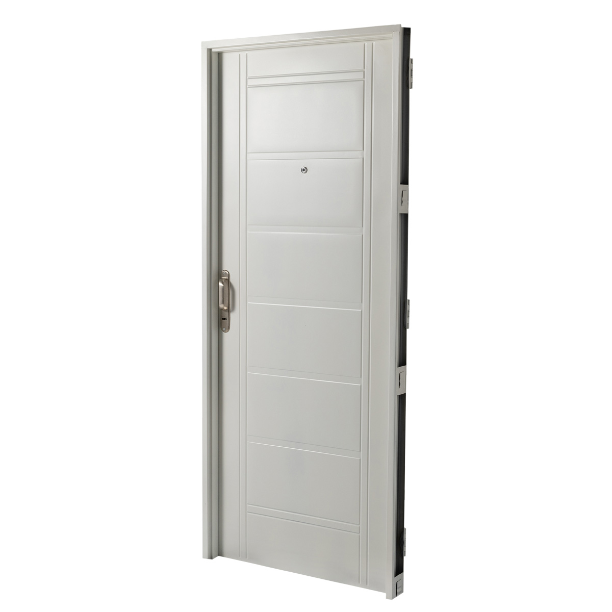 Puerta De Frente De Casa Inyectada Con Manijon De Aluminio A