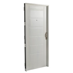 Puerta De Frente De Casa Inyectada Con Manijon De Aluminio B