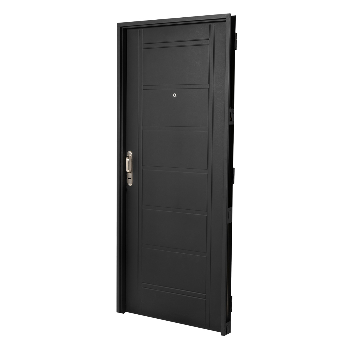 Puerta De Frente De Casa Inyectada Con Manijon De Aluminio C