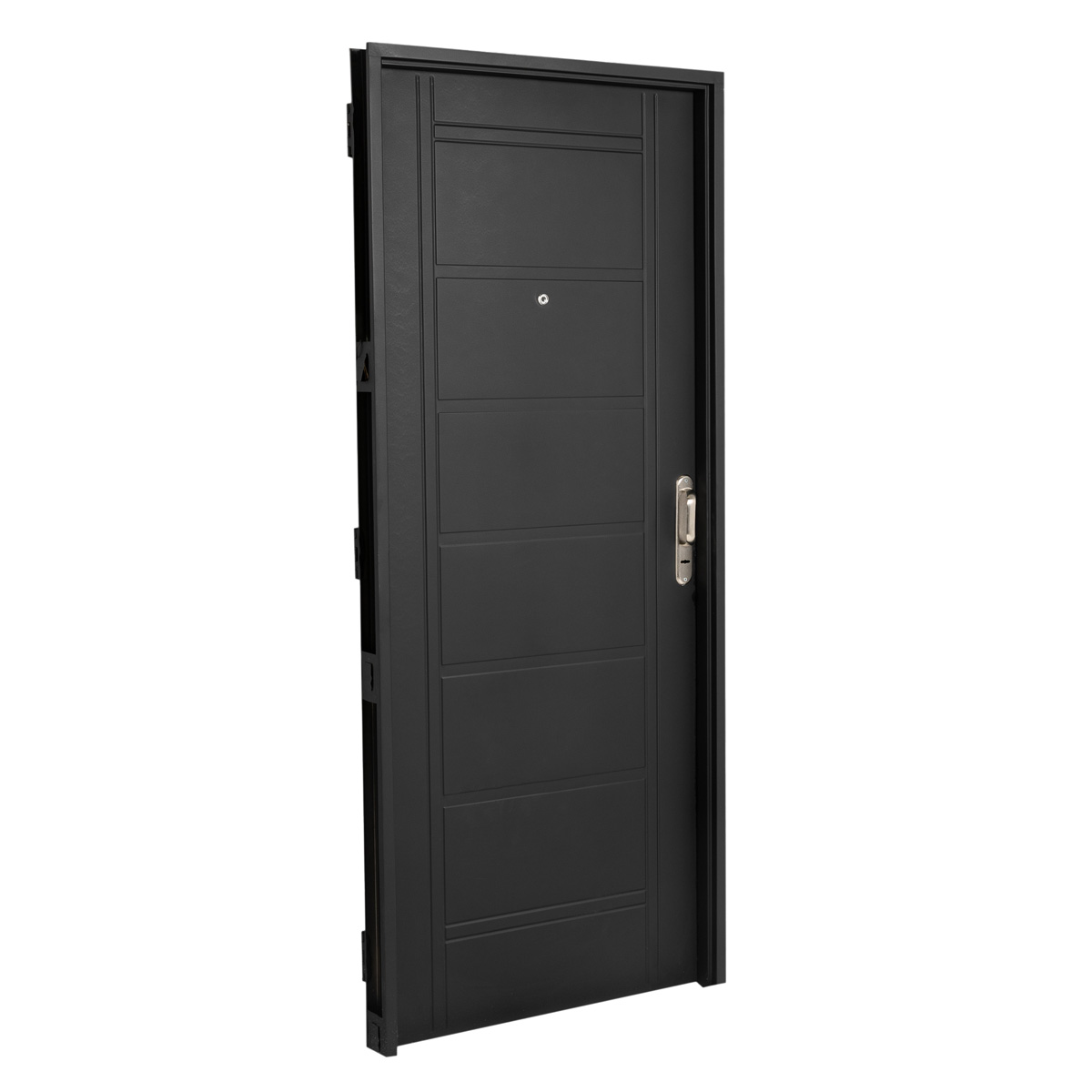Puerta De Frente De Casa Inyectada Con Manijon De Aluminio D