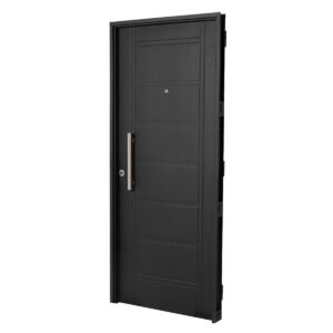 Puerta De Chapa Inyectada Para Exterior 80x2 Barral 40 Cm C