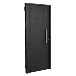 Puerta De Chapa Inyectada Para Exterior 80x2 Barral 40 Cm D