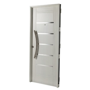 Puerta Inyectada Doble Chapa 80x2 Barral Aluminio Curvo 75cm A