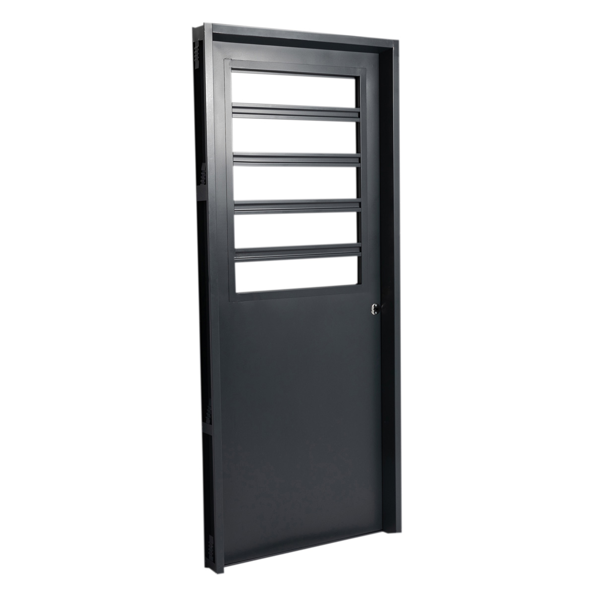 Puerta 70 x 200 Para Cocina De Chapa Inyectada 1/2 Reja Postigo Abrir D