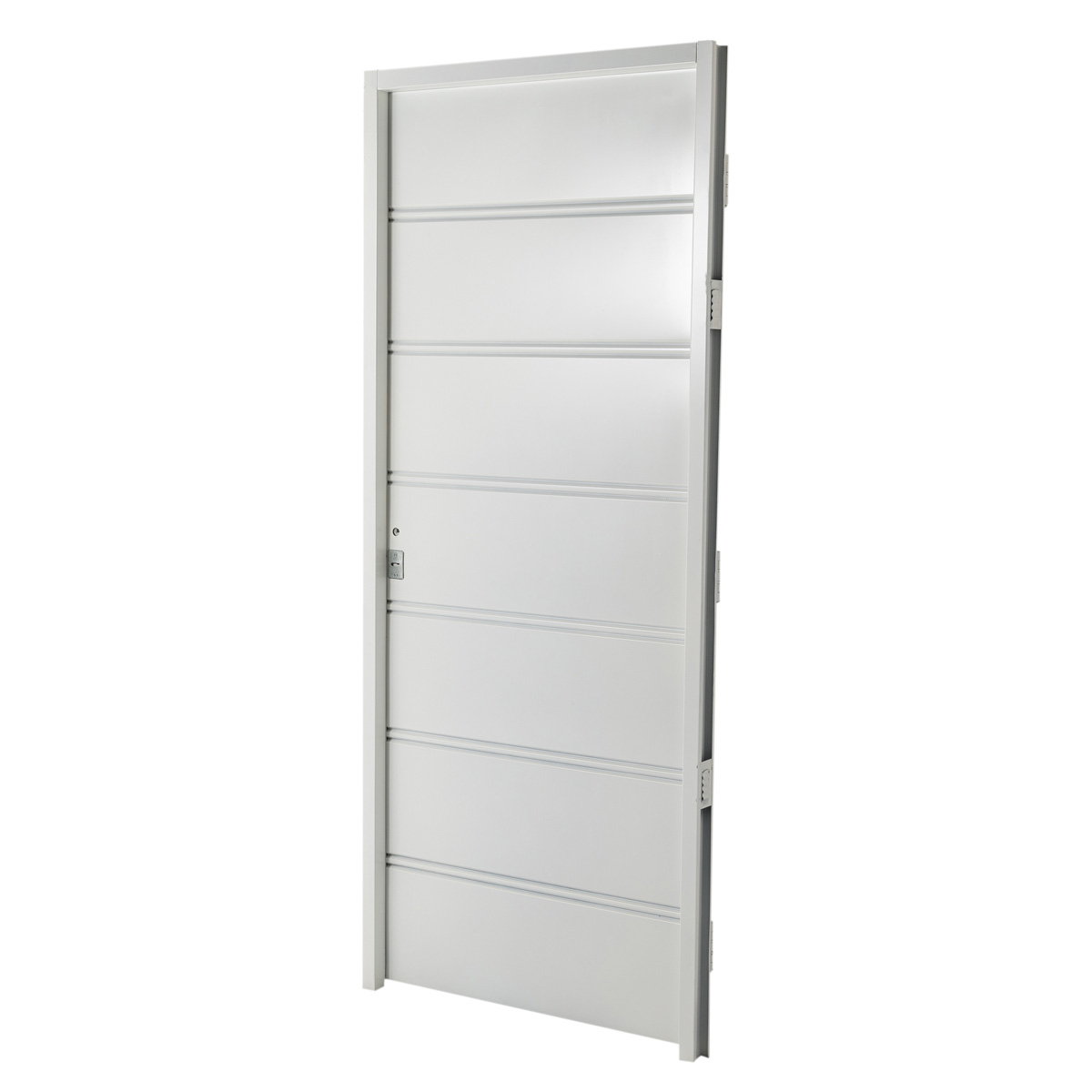 Puerta Chapa Simple Reforzada 80 X 200 Cerradura 1er Calidad A