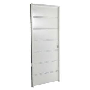 Puerta Chapa Simple Reforzada 80 X 200 Cerradura 1er Calidad B