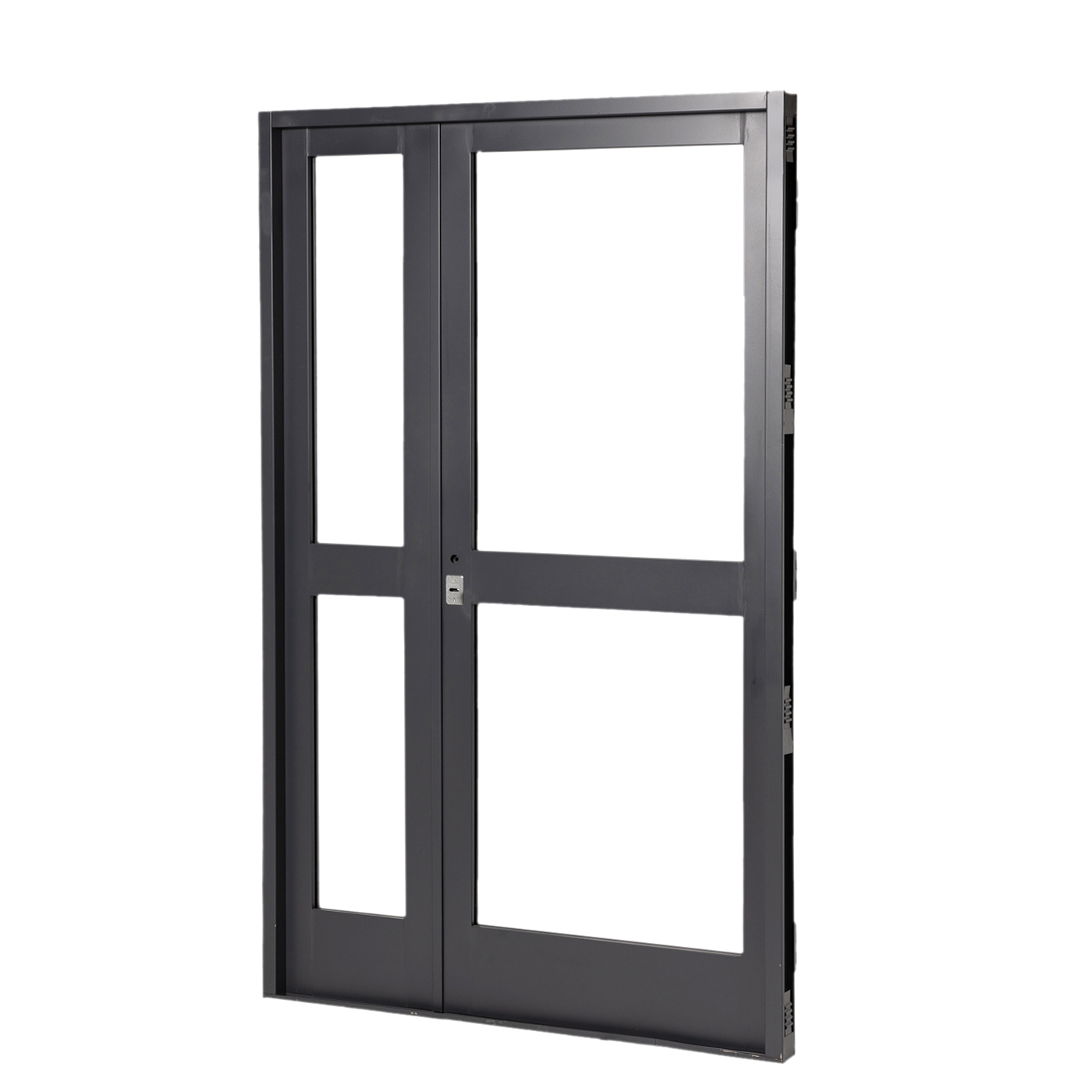 Puerta y Media 1 Faja Central Pesada Doble Chapa 120 X 200 A
