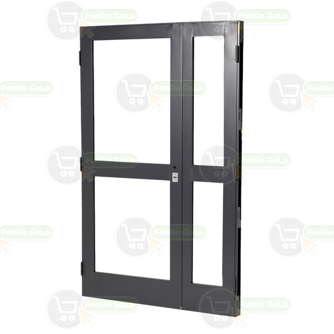 Puerta y Media 1 Faja Central Pesada Doble Chapa 120 X 200 A - Imagen 2