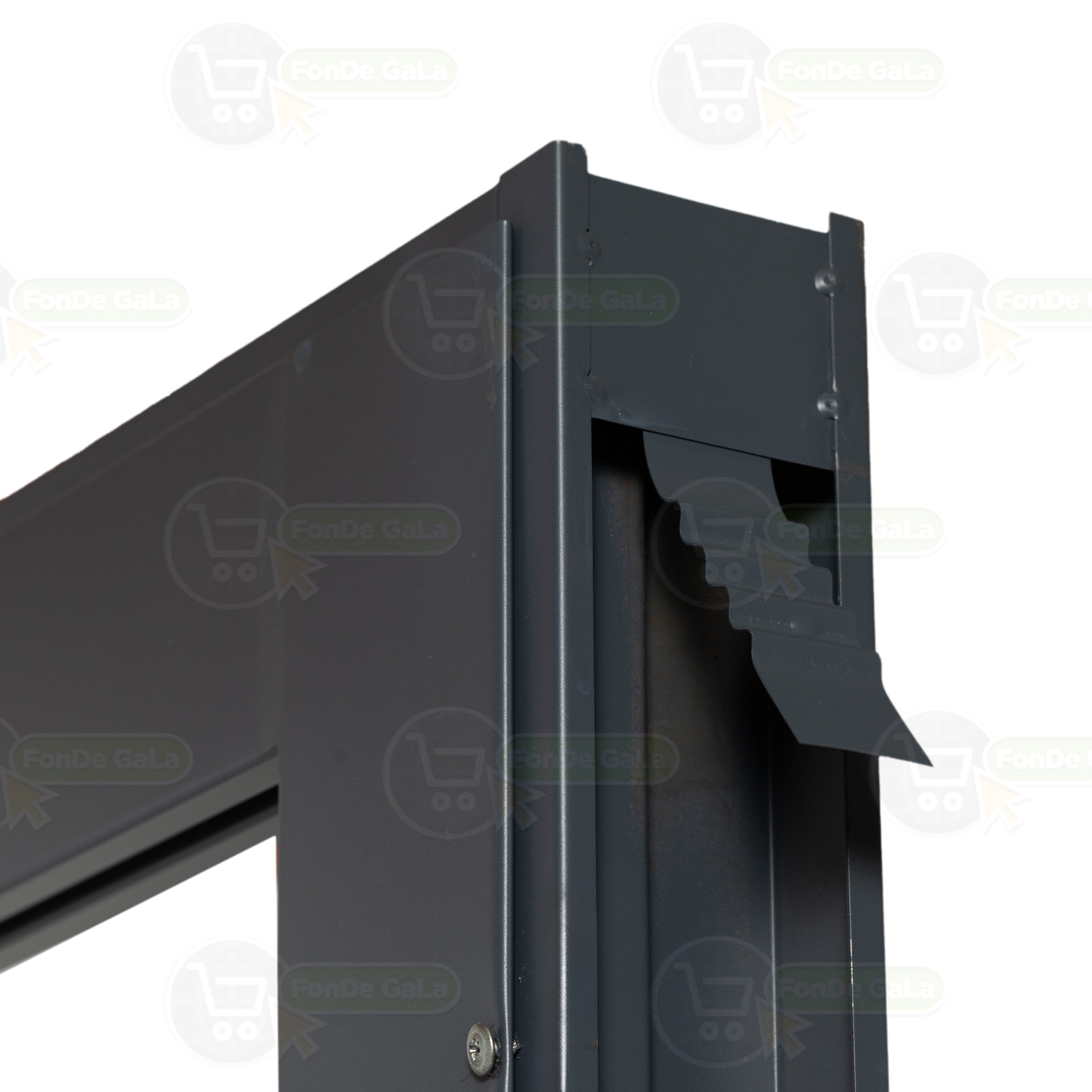 Puerta 1 Faja Central Pesada Doble Chapa 70X200 Patio Cocina A - Imagen 5