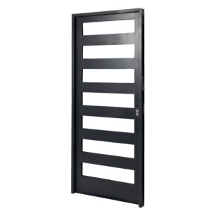 Puerta Vidriada Pesada Doble Chapa 80 X 200 Patio Cocina B