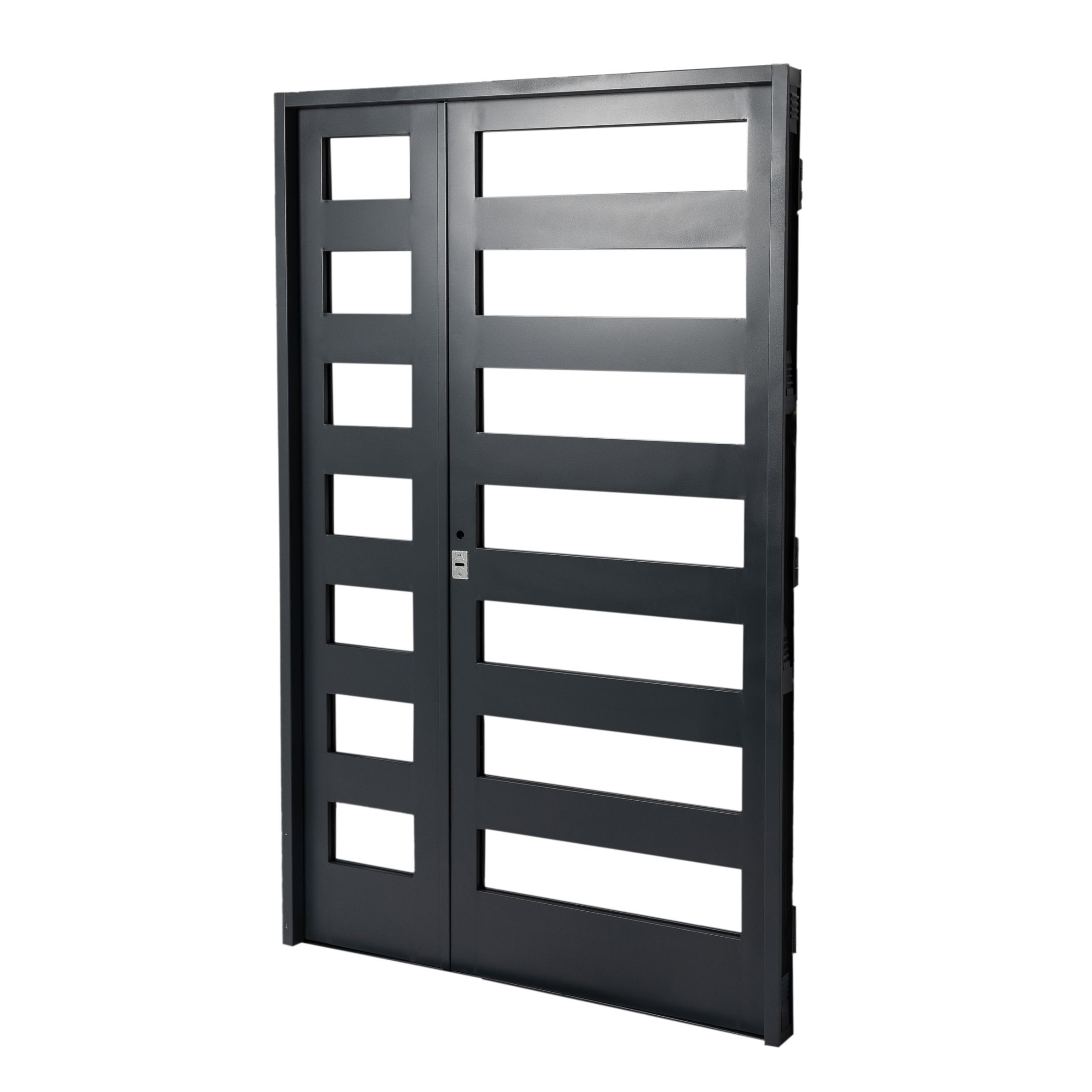 Doble Puerta Vidriada Pesada Doble Chapa 120X2 Patio Cocina A