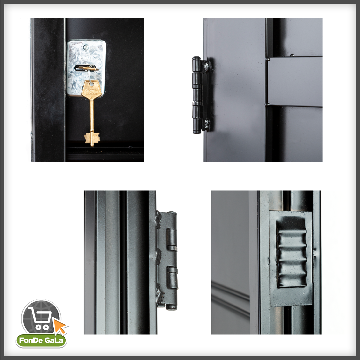 Puerta De Chapa Simple 80x200 Barral Recto 75Cm Acero Inox - Imagen 3